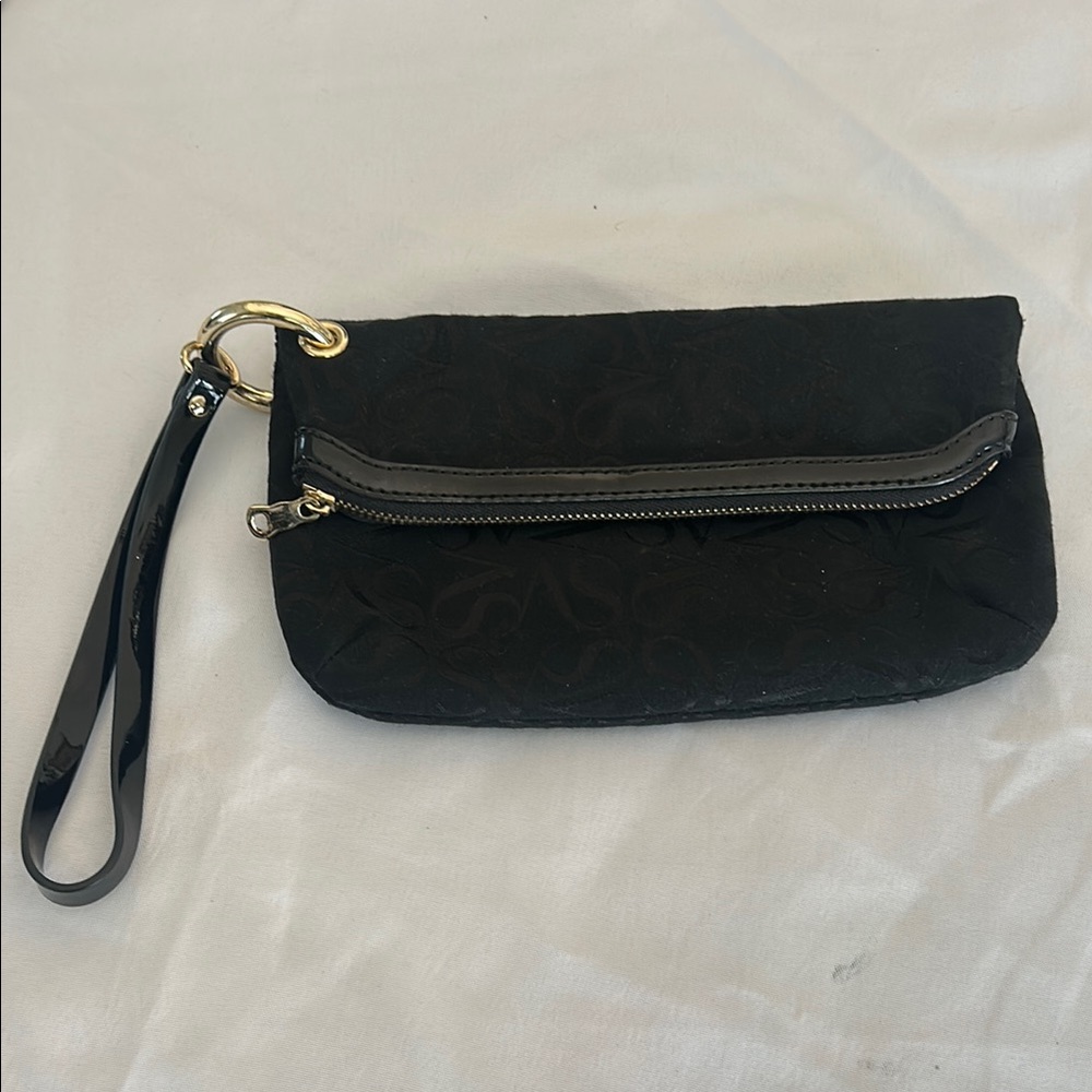 Simply Vera Vera Wang Black Clutch Wristlet